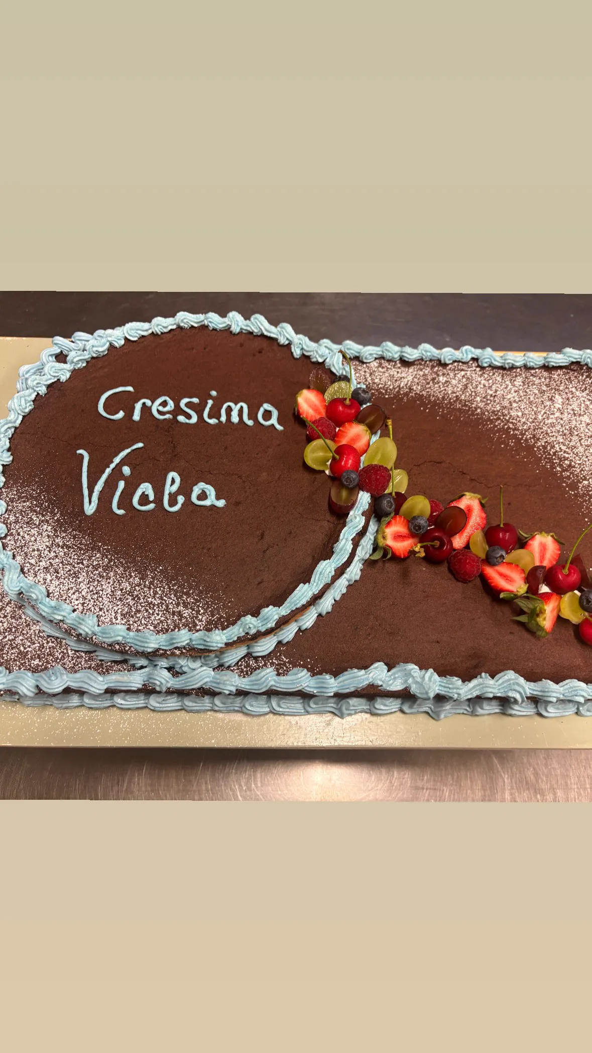 Torta decorata per una cresima, fatta in casa da Shery