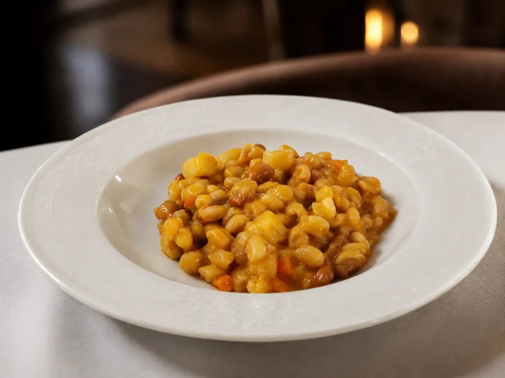 Pisarei e fasò, primo piatto piacentino al ristorante Uva Matta