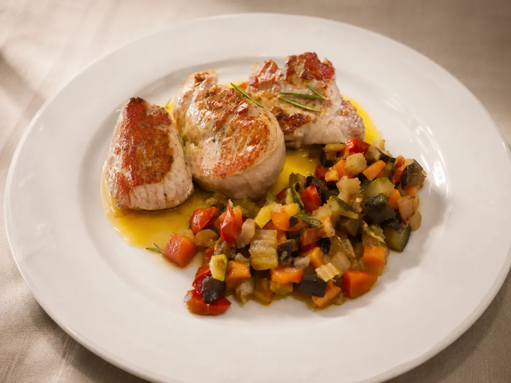 Secondo piatto del giorno al ristorante Uva Matta