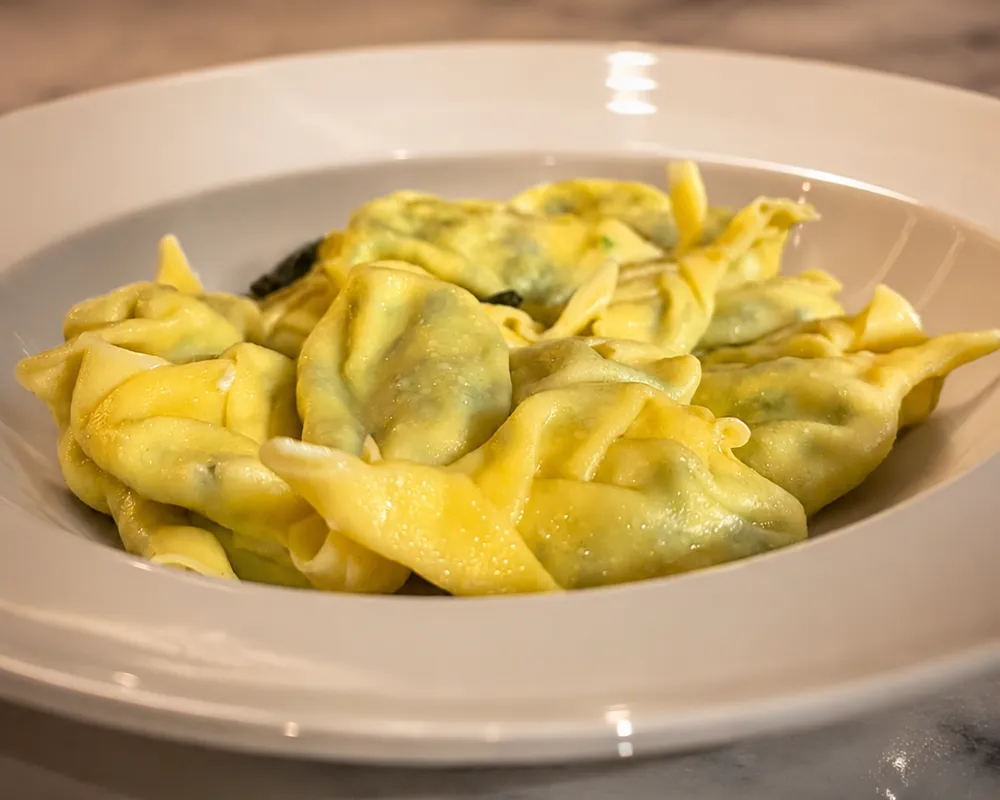 Tortelli con la coda, pasta fresca fatta a mano